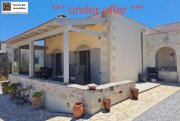 Drapanos Kreta, Drapanos Freistehender Steinbungalow mit 3 Schlafzimmern und 2 Bädern, großem Garten und Meerblick.*** under offer ***